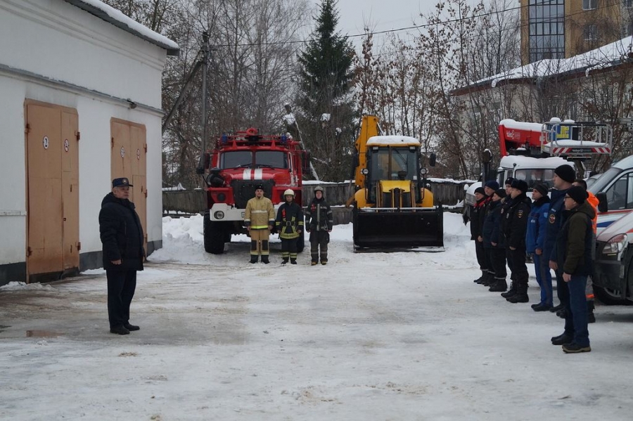 Аварийно-спасательные формирования Костромы проверили на готовность предотвращать возможные праздничные происшествия