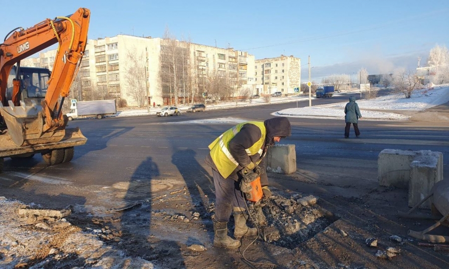 Костромские теплоэнергетики устранили десяток повреждений за один день