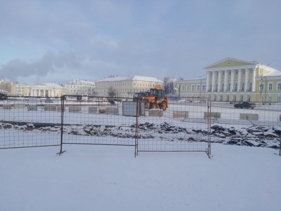 В центре Костромы до марта раскопали старые трубы