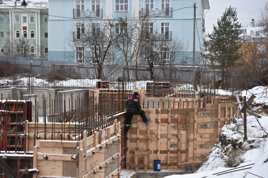 Начало положено: в Костроме почти готов фундамент для строительства нового здания станции юннатов