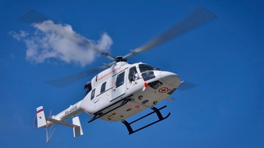 Пострадавшего на пожаре в Нейском районе мужчину доставили на вертолете в Кострому