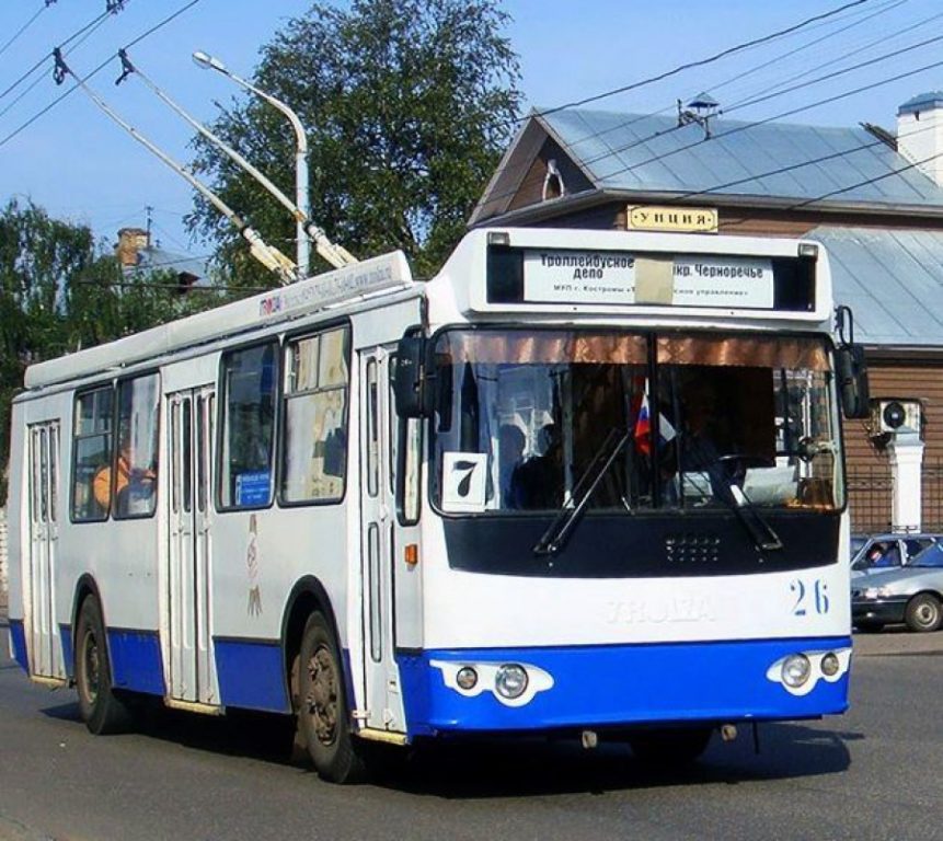 В Костроме троллейбусы №7 временно изменили свой маршрут