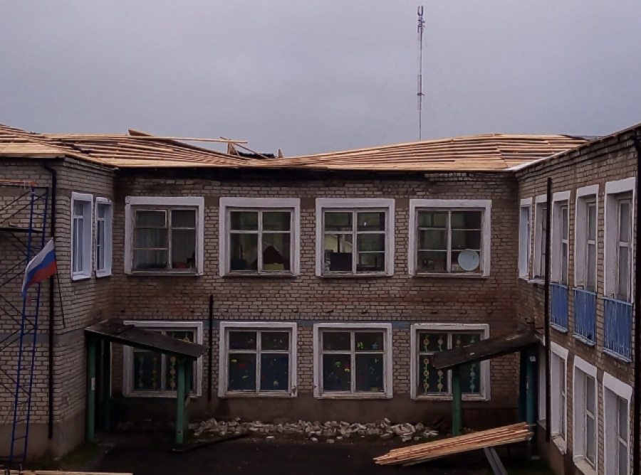 В Костромской области рухнула крыша детского сада