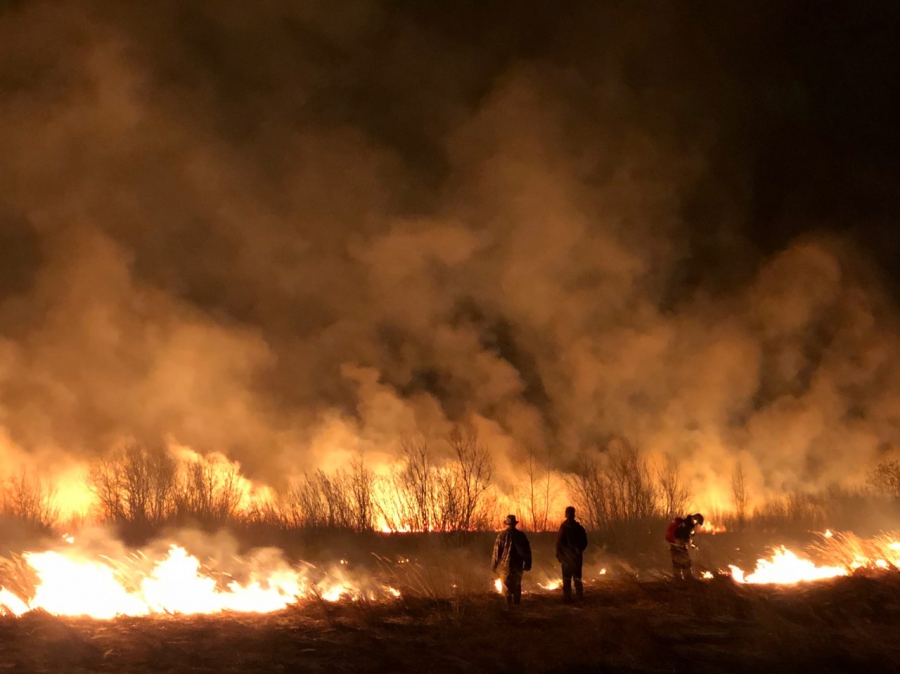 Костромичи обрадовались апрельскому снегу: он помог потушить страшные пожары (ВИДЕО)