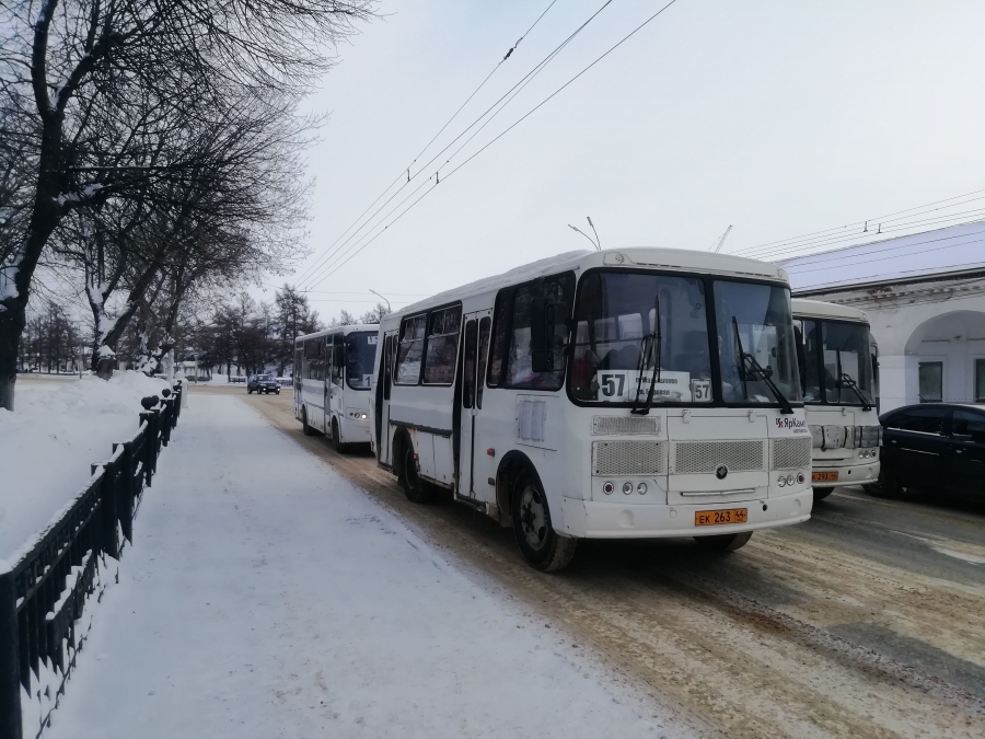 В канун нового года городской транспорт в Костроме будет ходить до 11 вечера