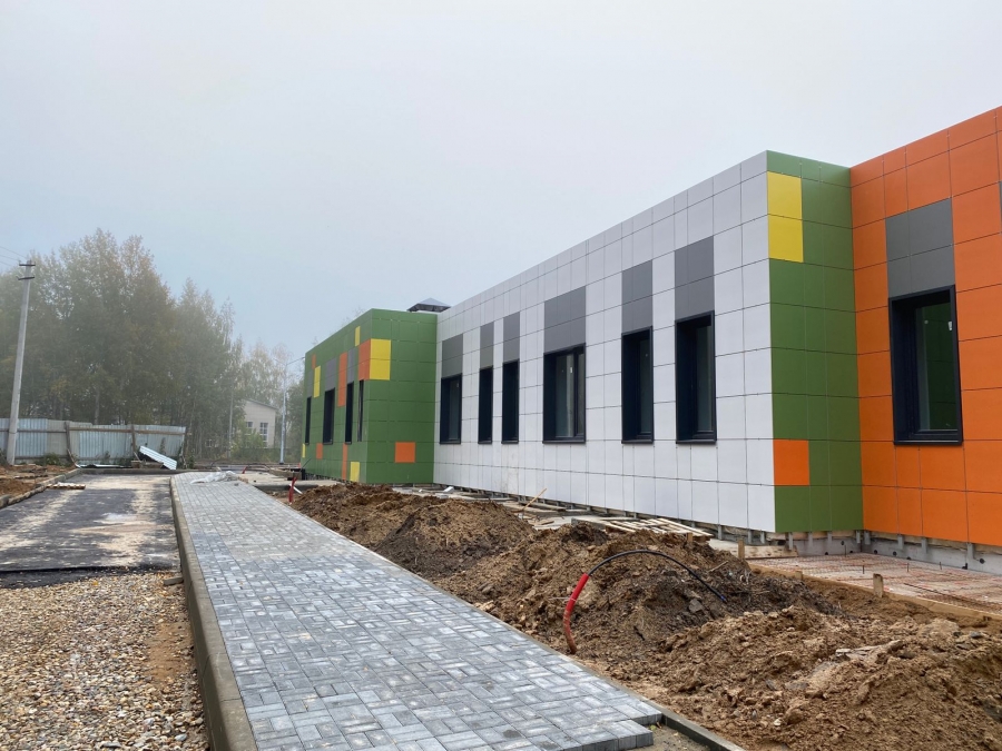В Костроме заканчивают строительство новой детской поликлиники