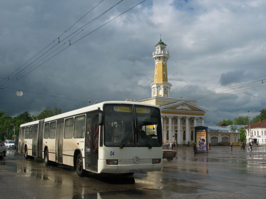 В Костроме три автобусных маршрута изменят схему движения