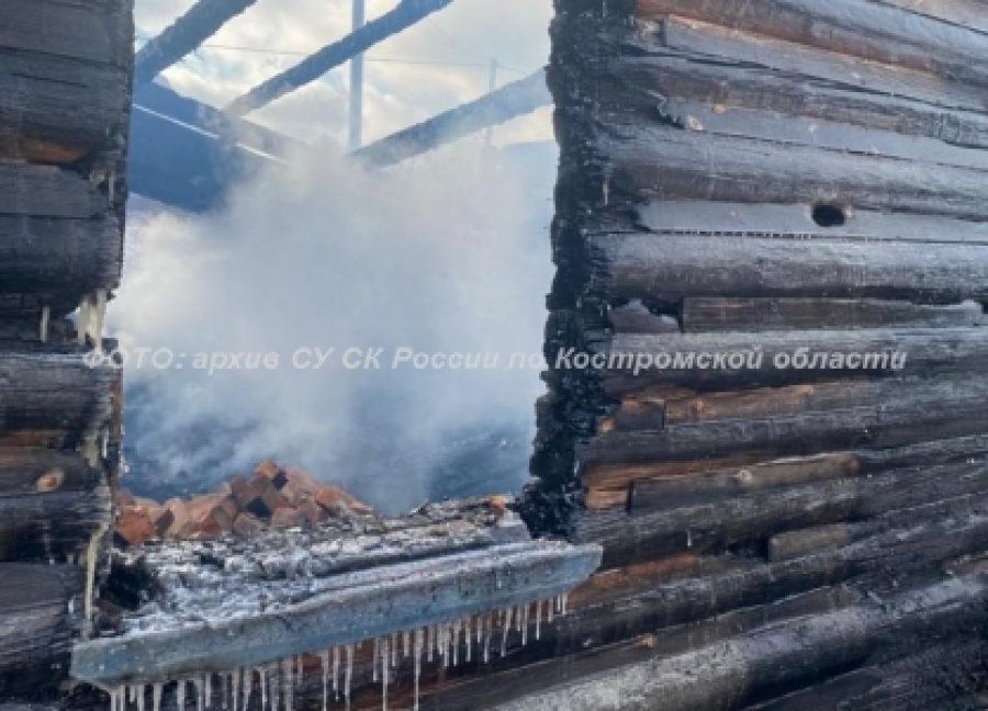 На пожарах в Костромской области погибли двое мужчин