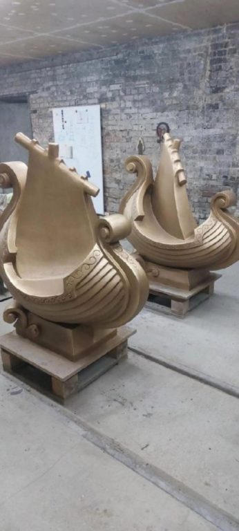 Путешествие ладьи: буйские мастера сделали новый кораблик для стелы в Галиче