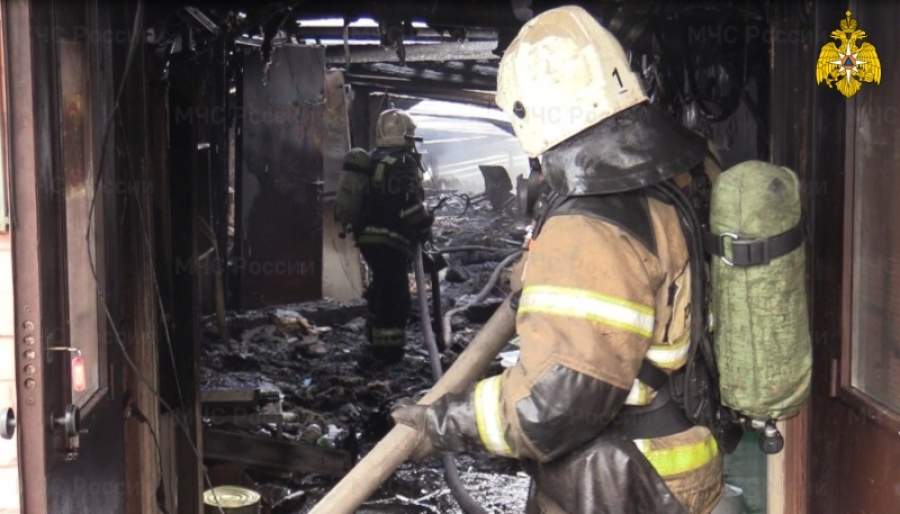 Пожар в костромском кафе «Полигон» потушен