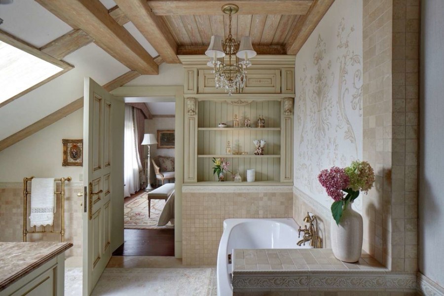 Под Костромой обнаружилась одна из самых красивых ванных комнат