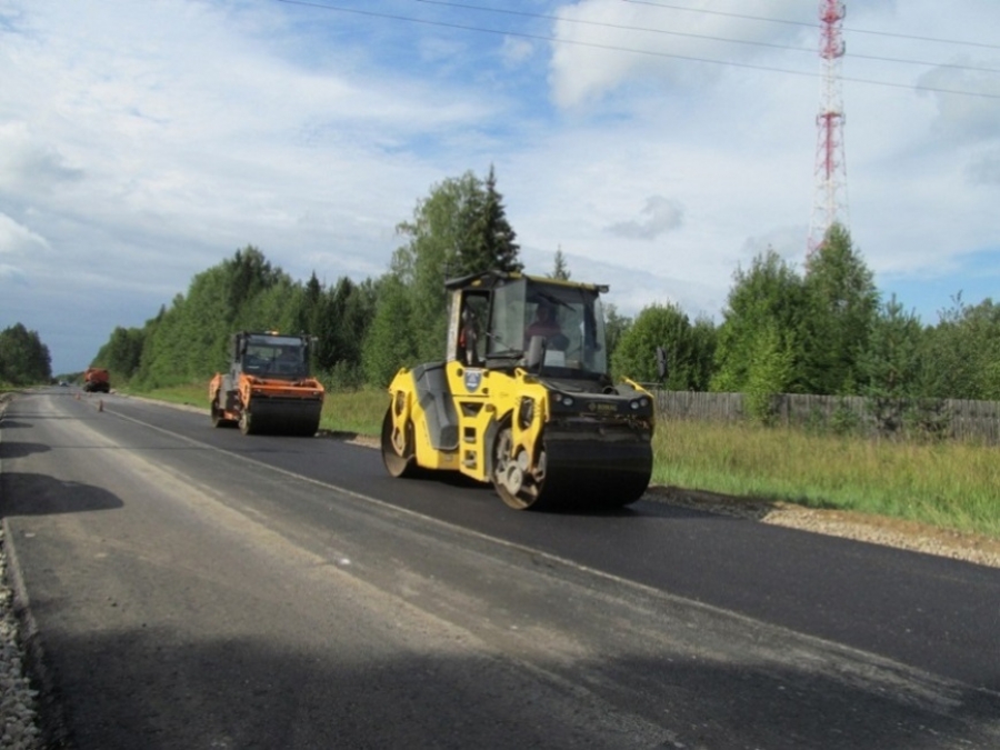 На трассе «Кострома – Шарья» ведется ремонт путепровода на 173 км