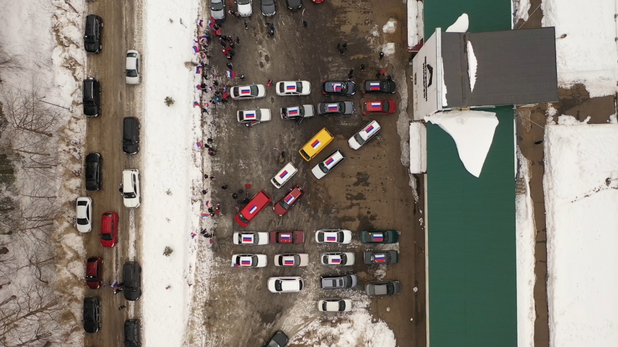 В Костроме состоялся масштабный автопробег в поддержку российской армии (ФОТО)