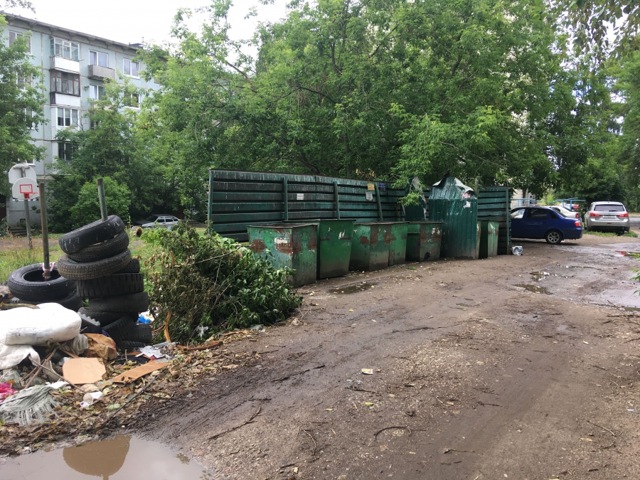 В августе в Костроме нашли только 13 замусоренных, поломанных и ветхих контейнерных площадок