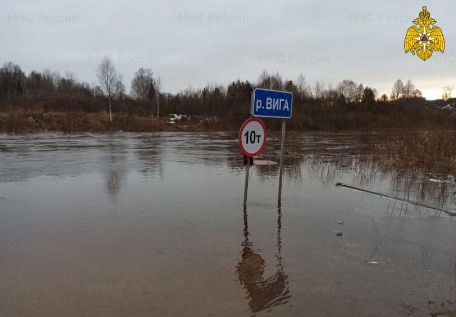 В Костромской области вода отрезала дорогу в ещё один населённый пункт