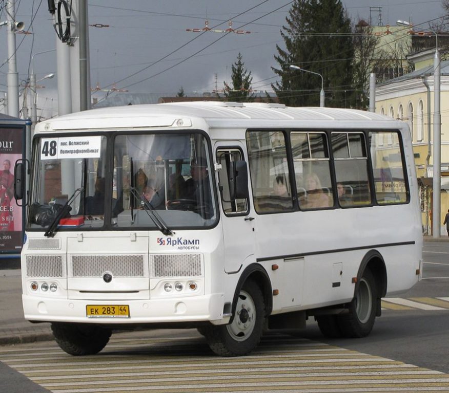 Костромичи пожаловались на нехватку автобусов на городском маршруте