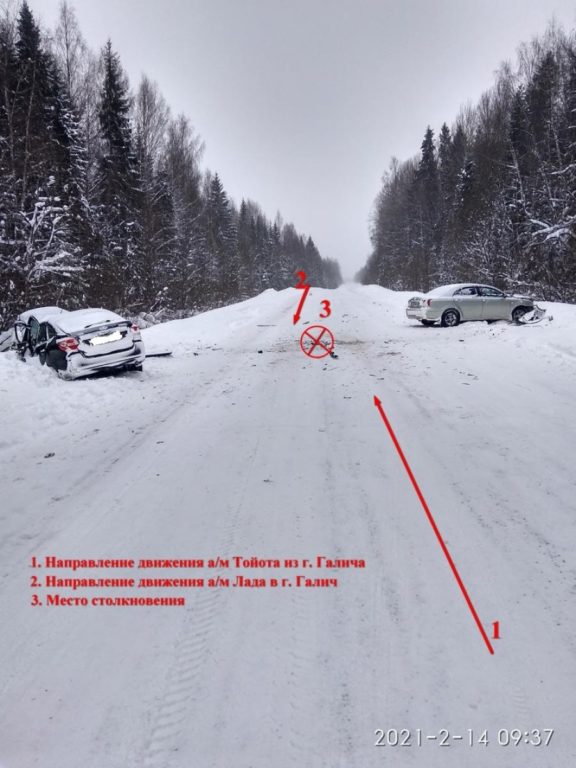 В Костромской области из-за ухудшения видимости погиб автомобилист