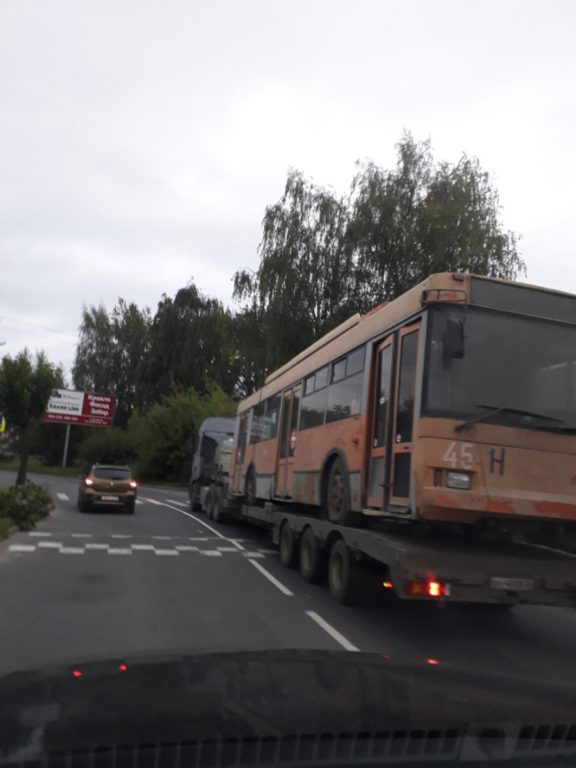 Костромичей напугал ржавый троллейбус в Черноречье