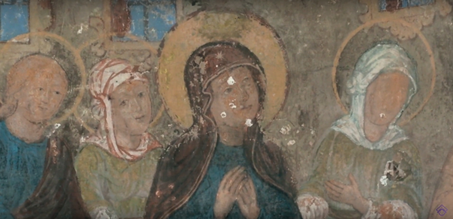 В заброшенном храме в Костромской области гибнут уникальные фрески середины 18 века (ВИДЕО)