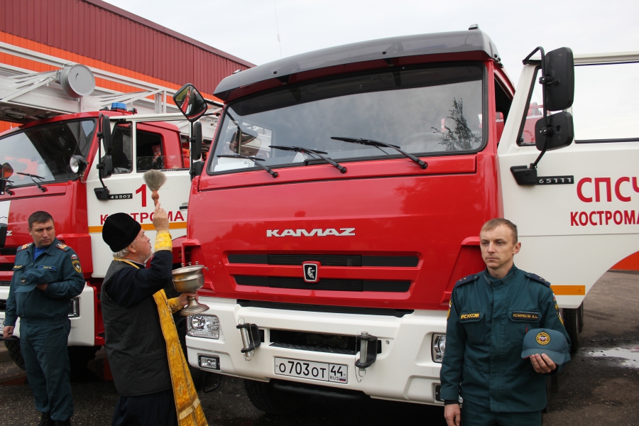 В Кострому поступила новая пожарная техника (ВИДЕО)