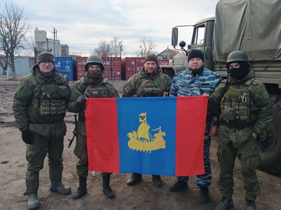 Костромичи из 348 стрелкового полка получили посылки от близких