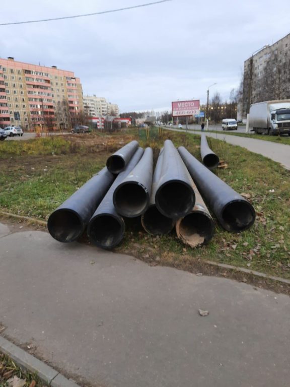 В Костроме закончены работы по замене трубопровода на Профсоюзной