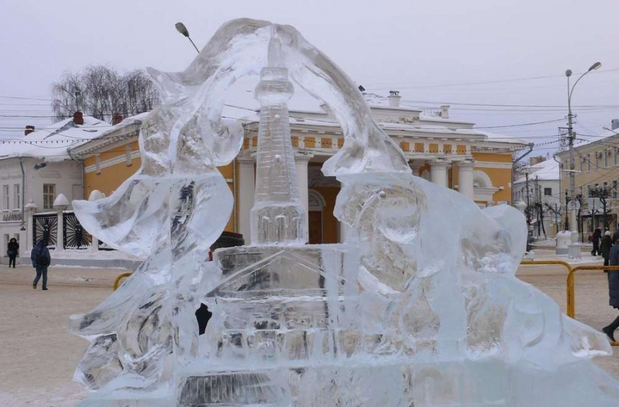 8 февраля в Костроме начнут создавать снежные и ледовые фигуры на Сусанинской площади