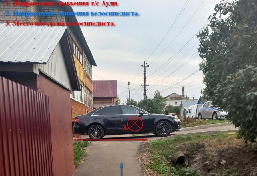 В Костромской области сбили 11-летнего мальчика на велосипеде