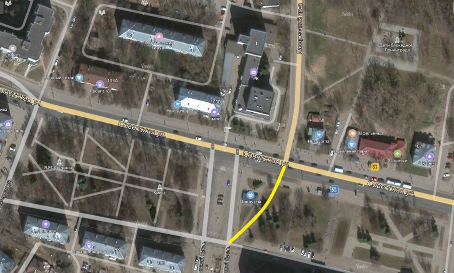 В Костроме изменилась схема движения на перекрестке улицы Советской и бульвара Петрковский