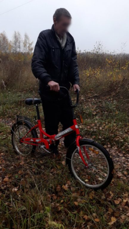 Похититель мини-велосипеда устроил в Караваево настоящий цирк