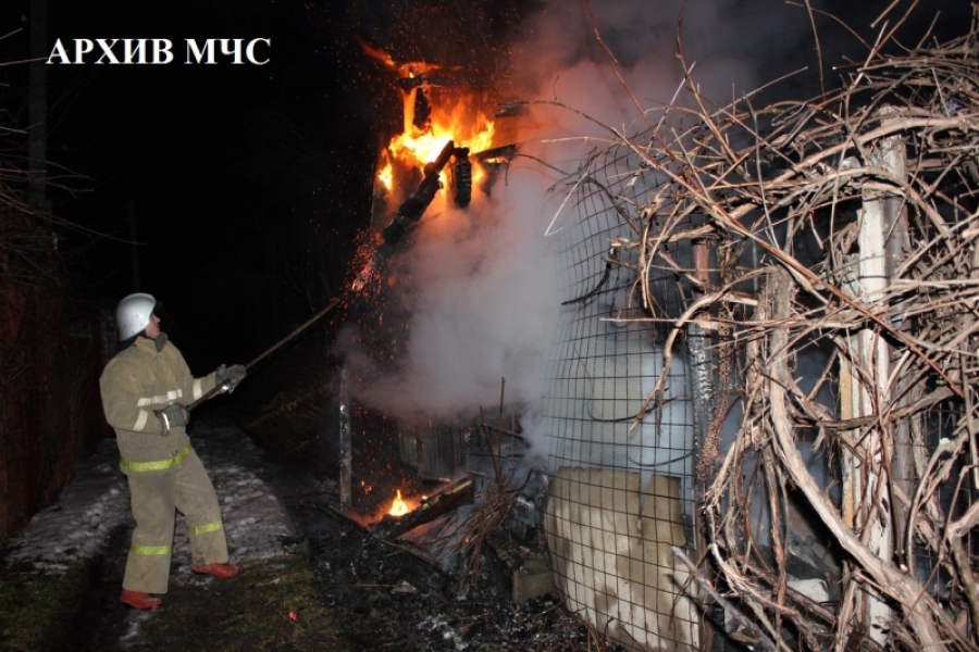 В Костромской области на пожаре в котельной пострадал мужчина