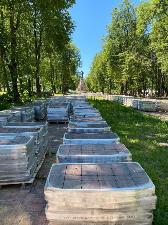 Результаты реконструкции Центрального парка в Костроме уже видны невооруженным глазом
