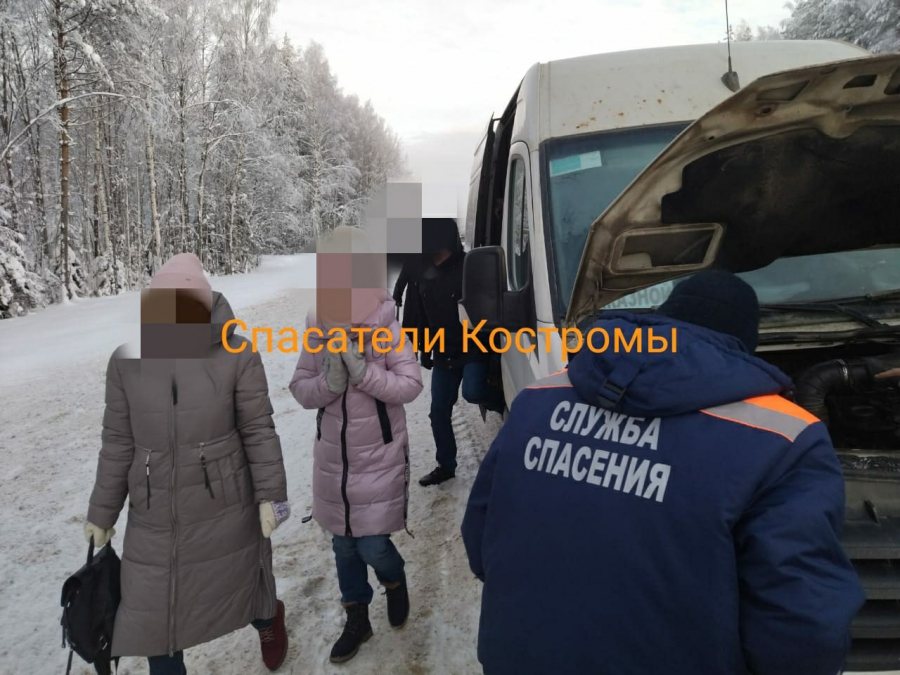 В Костромской области спасли группу замерзающих туристов