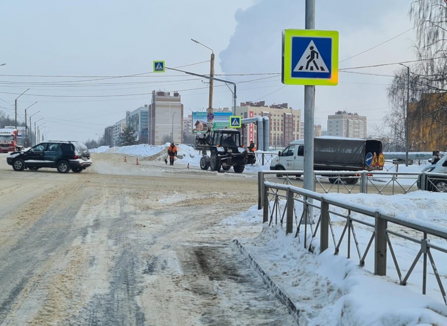 В выходные дни Кострому «подчистили» и вывезли с улиц города около 8 тысяч кубометров снега