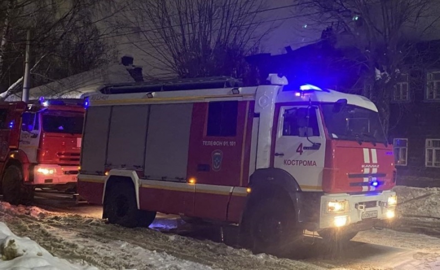 За неделю на пожарах в Костромской области не пострадал ни один человек