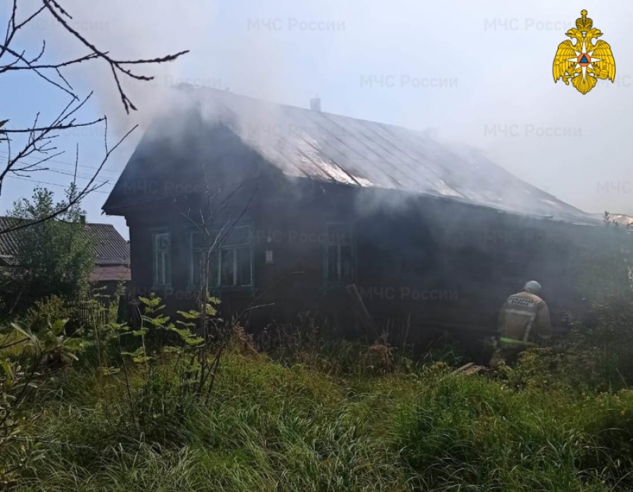 Серьёзный пожар в Костромской области унёс жизнь женщины
