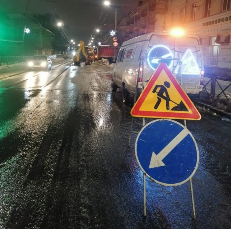 За сутки костромские дорожники очистили от снега около 80% территории города