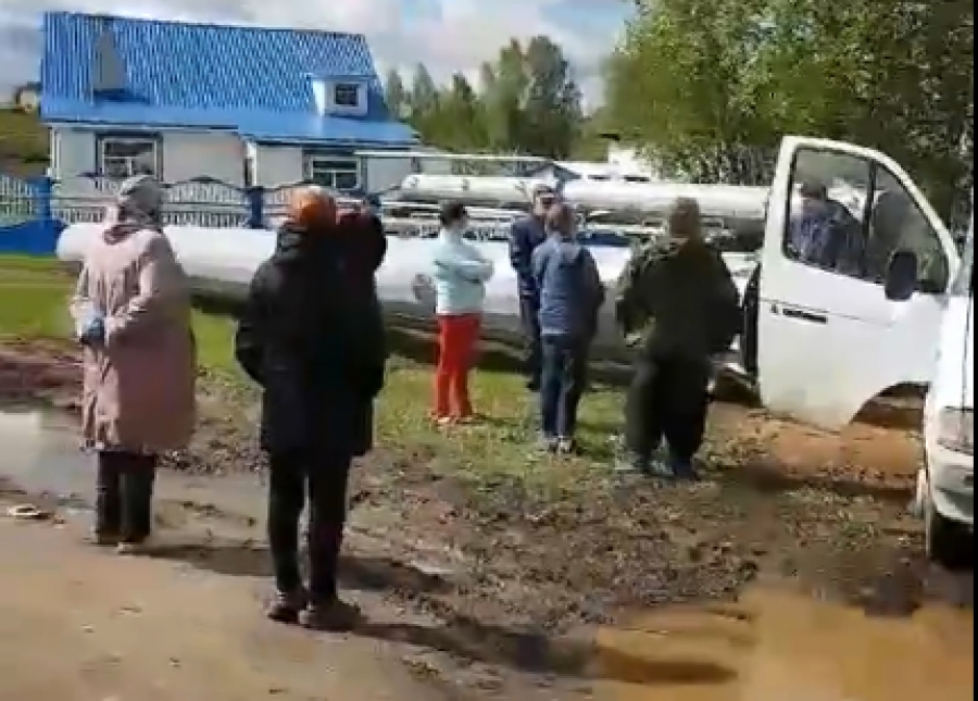 Жители деревни Коряково протестуют против строительства вышки сотовой связи