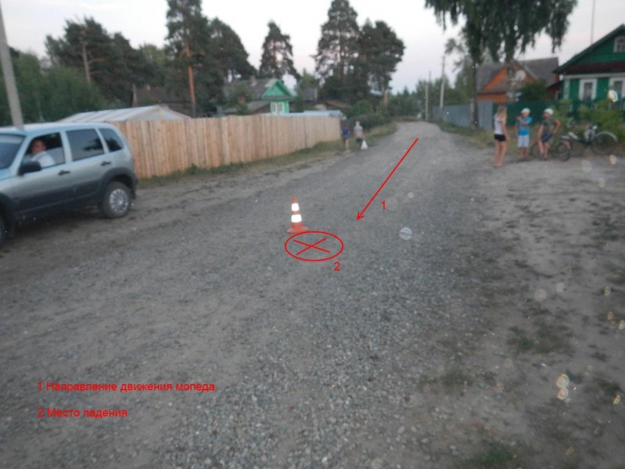 В Костромской области подросток починил сломанный скутер отца и тут же попал на нём в ДТП