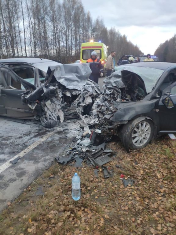За два дня в ДТП на костромских дорогах погибли два человека (ВИДЕО)