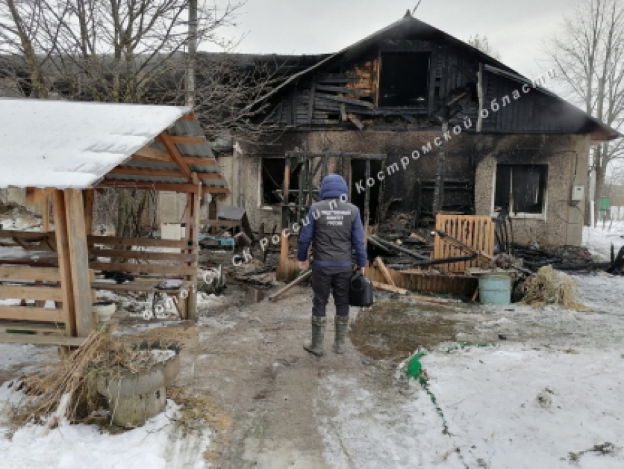 В Костромской области началась проверка по факту гибели 23-летнего галичанина на пожаре