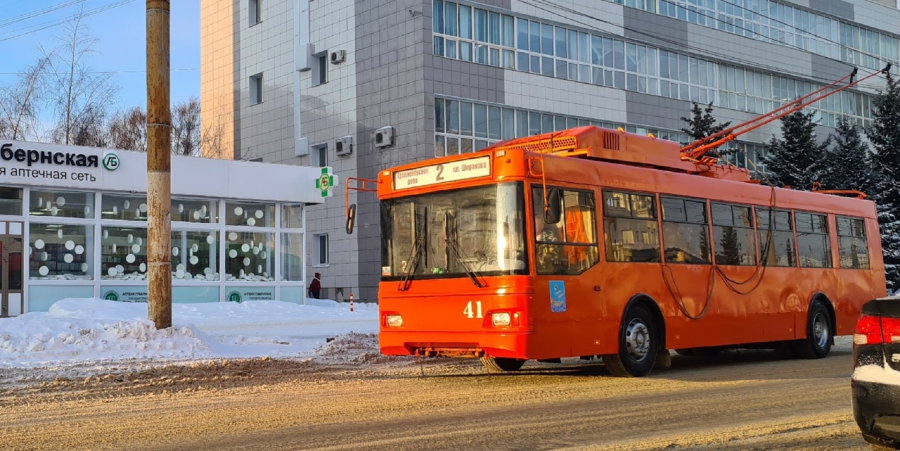 Костромичи обкатали первый ярко-оранжевый московский троллейбус