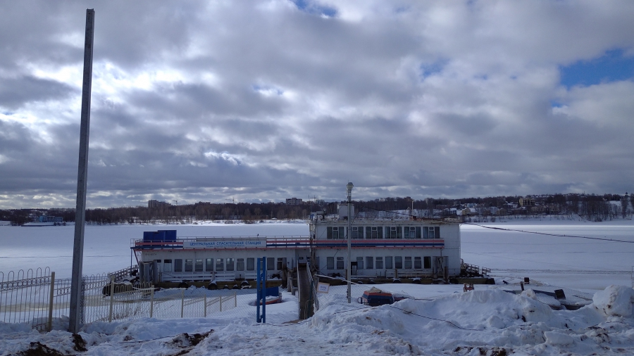 Костромская спасательная станция переедет с дебаркадера на берег