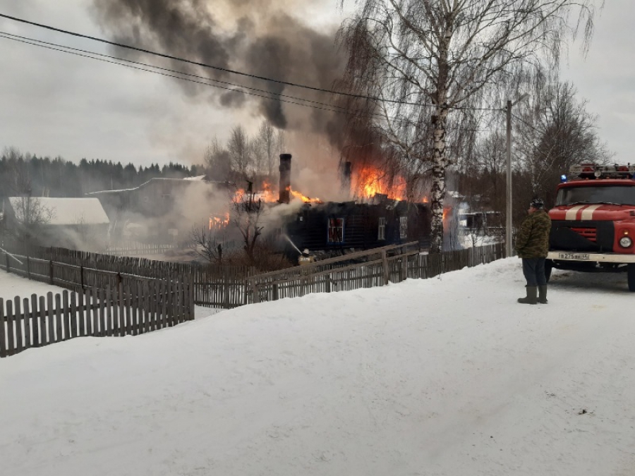 В Костромской области при пожарах найдены тела двух пенсионеров