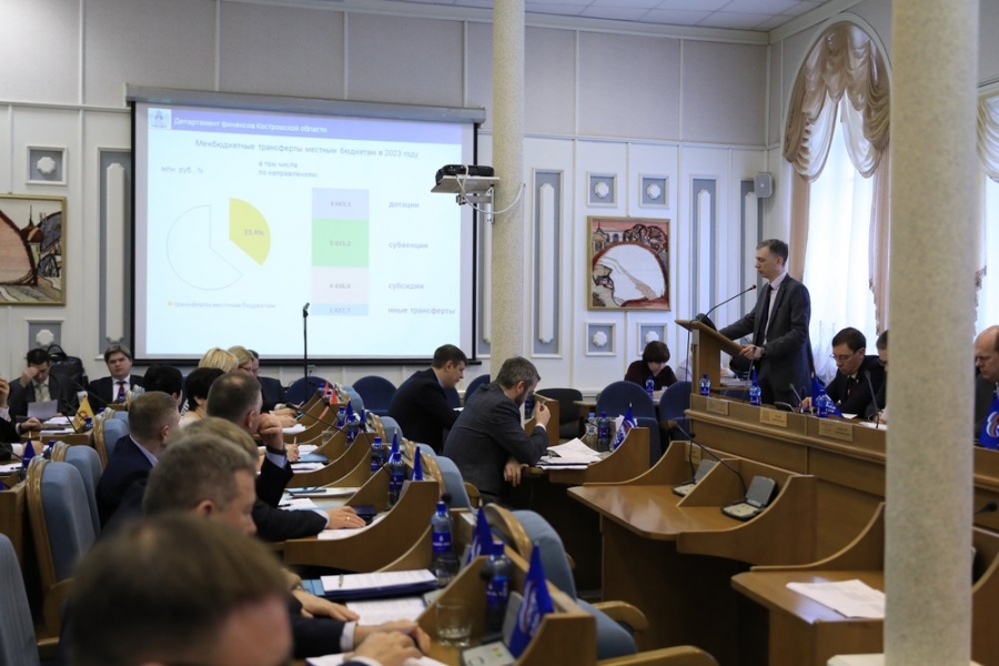 Бюджет Костромской области принят с профицитом миллиард рублей