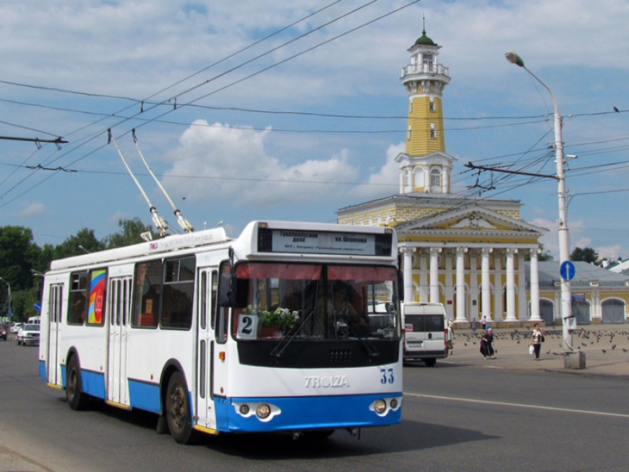 В Костроме перестали ходить троллейбусы