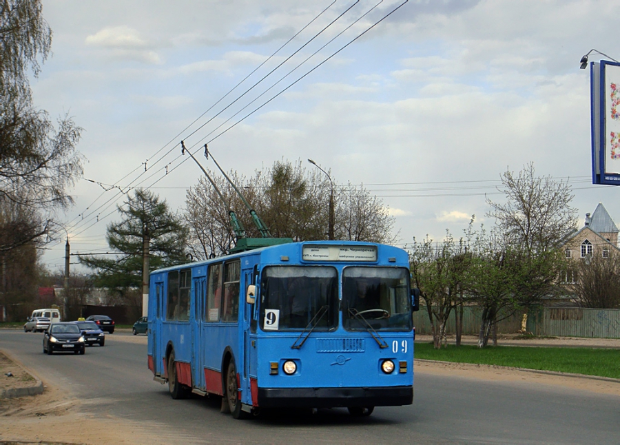 В Костроме на два троллейбусных маршрута выйдут автобусы