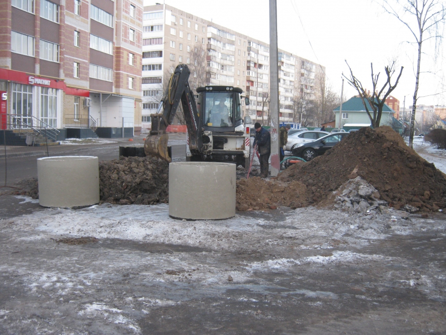 В Костроме закончили строительство нового водопровода на улице Профсоюзной