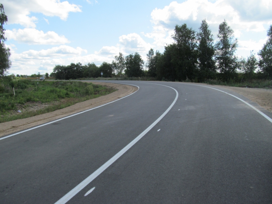 В Костромской области завершен ремонт пяти участков загородных трасс