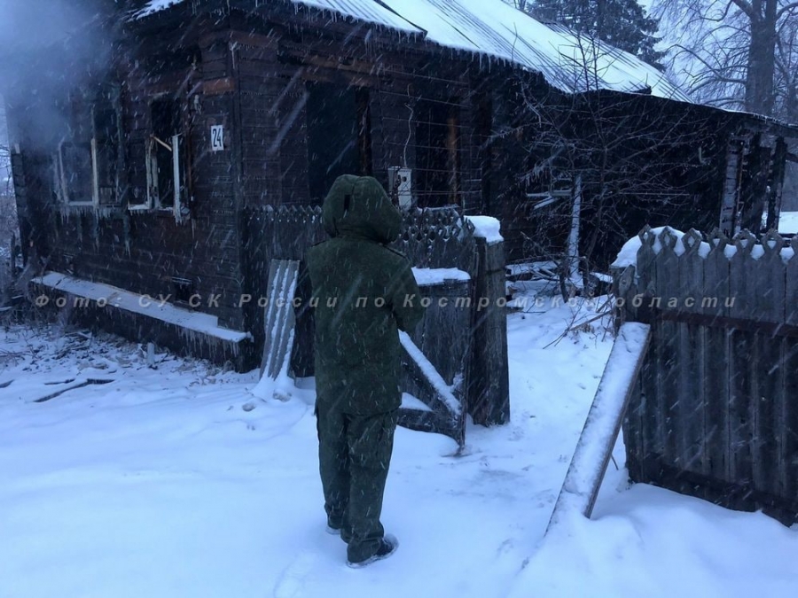 В Костромской области во время пожара погиб еще один мужчина